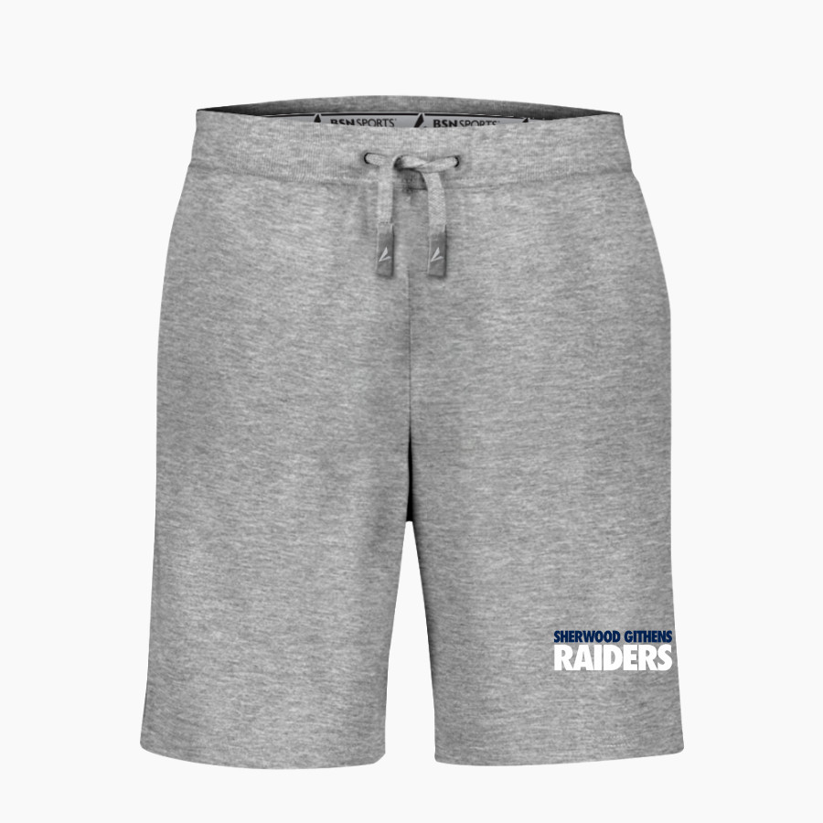 Sherwood Githens Raiders <span class="pdp-name-mascot">Sherwood Githens Raiders</span> BSN SPORTS Men's Cotton Rich Fleece Shorts