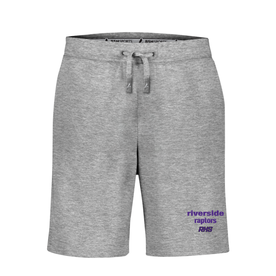 Riverside Raptors <span class="pdp-name-mascot">Riverside High School Raptors</span> BSN SPORTS Men's Cotton Rich Fleece Shorts