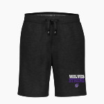JJC Wolves BSN SPORTS Youth Cotton Rich Fleece Shorts Front Thumbnail