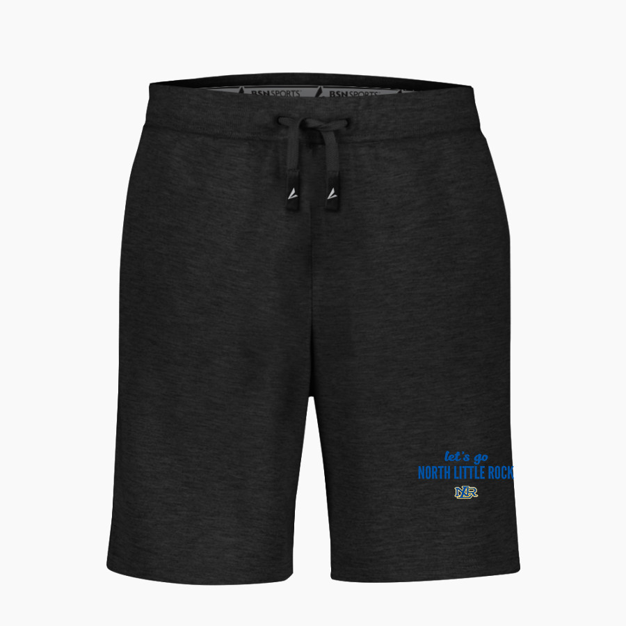 NORTH LITTLE ROCK HIGH SCHOOL CHARGING WILDCATS BSN SPORTS Youth Cotton Rich Fleece Shorts