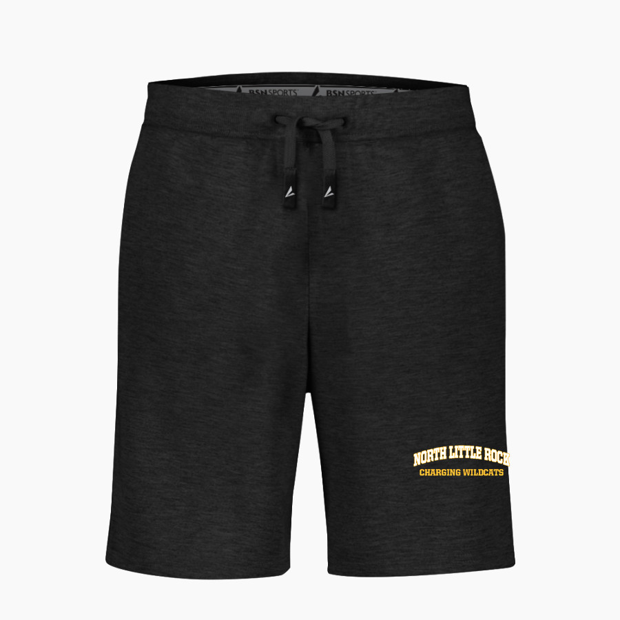 NORTH LITTLE ROCK HIGH SCHOOL CHARGING WILDCATS BSN SPORTS Youth Cotton Rich Fleece Shorts