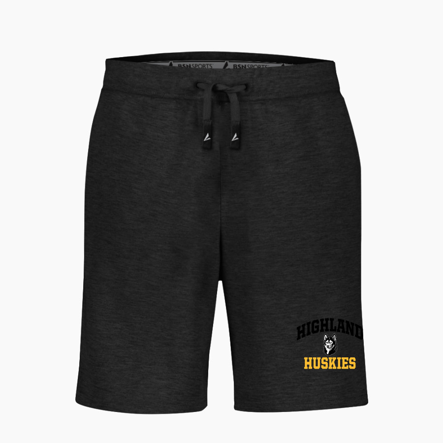 HIGHLAND HIGH SCHOOL HUSKIES BSN SPORTS Youth Cotton Rich Fleece Shorts