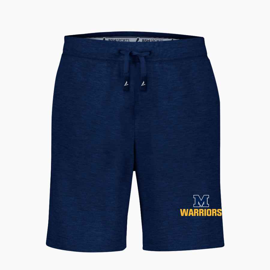 Meridian Warriors BSN SPORTS Youth Cotton Rich Fleece Shorts