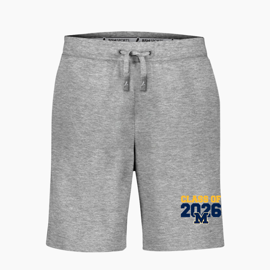 Meridian Warriors BSN SPORTS Youth Cotton Rich Fleece Shorts
