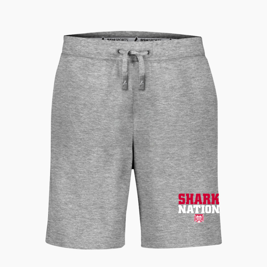 Sacred Heart Academy Sharks <span class="pdp-name-mascot">Sacred Heart Academy Sharks</span> BSN SPORTS Youth Cotton Rich Fleece Shorts