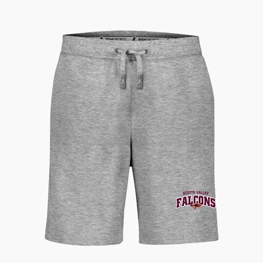 Scotts Valley Falcons BSN SPORTS Youth Cotton Rich Fleece Shorts