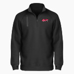 Oswalt Eagles <span class="pdp-name-mascot">Oswalt Academy Eagles</span> BSN SPORTS Men's Cotton Rich Fleece 1/4 Zip Front Thumbnail