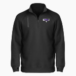 Garfield Bulldogs BSN SPORTS Men's Cotton Rich Fleece 1/4 Zip Front Thumbnail