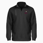 LINDBLOM MATH AND SCIENCE ACADEMY EAGLES BSN SPORTS Men's Cotton Rich Fleece 1/4 Zip Front Thumbnail