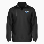 SHORTRIDGE HIGH SCHOOL BLUE DEVILS <span class="pdp-name-mascot">SHORTRIDGE BLUE DEVILS</span> BSN SPORTS Men's Cotton Rich Fleece 1/4 Zip Front Thumbnail