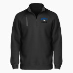 Barton College Official Store of the Bulldogs <span class="pdp-name-mascot">Barton Bulldogs</span> BSN SPORTS Men's Cotton Rich Fleece 1/4 Zip Front Thumbnail