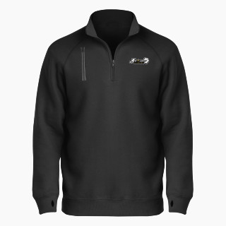 BSN SPORTS Men's Cotton Rich Fleece 1/4 Zip