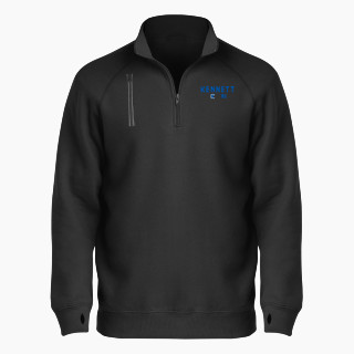 BSN SPORTS Men's Cotton Rich Fleece 1/4 Zip