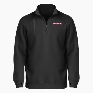 BSN SPORTS Men's Cotton Rich Fleece 1/4 Zip