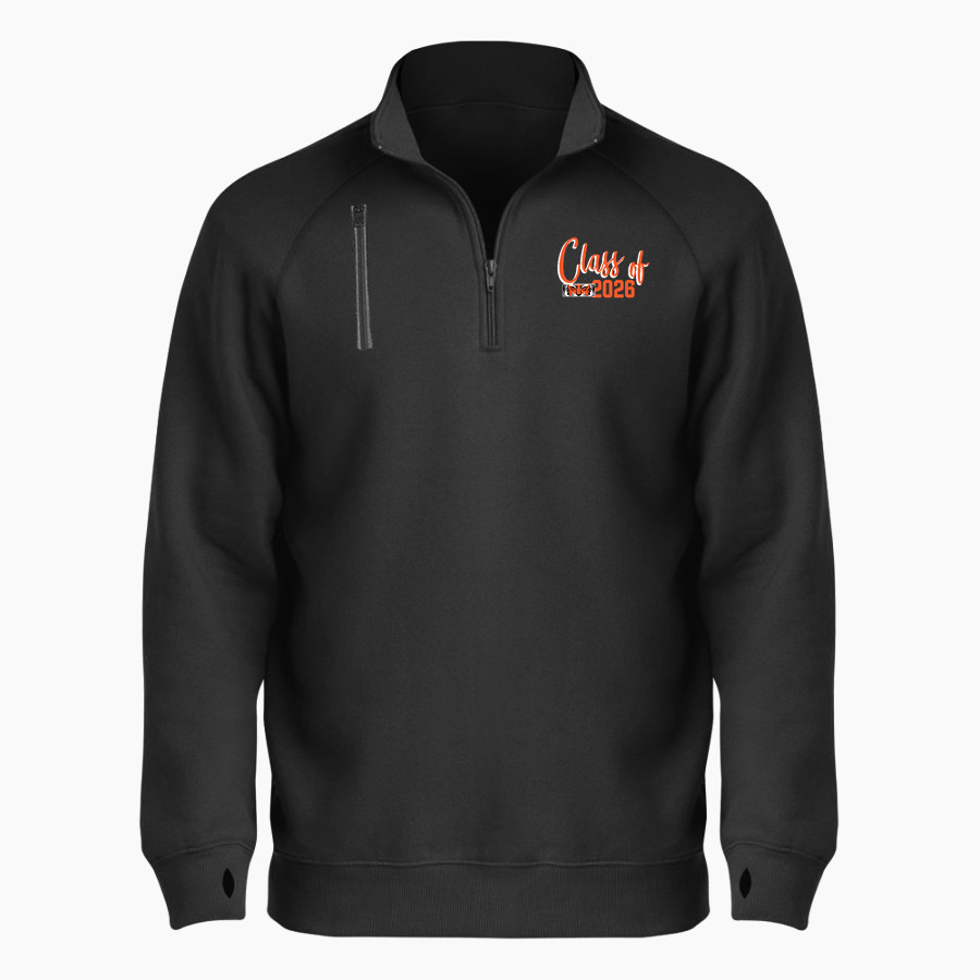 Tech High School Tigers <span class="pdp-name-mascot">Tech High School</span> BSN SPORTS Men's Cotton Rich Fleece 1/4 Zip