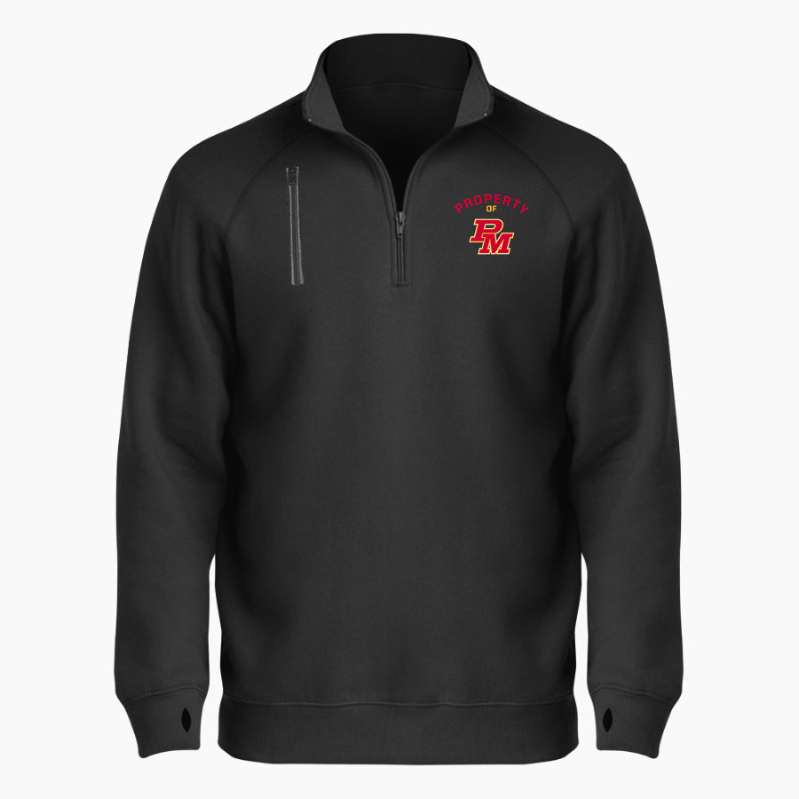 PURCELL MARIAN CAVALIERS official sideline store BSN SPORTS Men's Cotton Rich Fleece 1/4 Zip