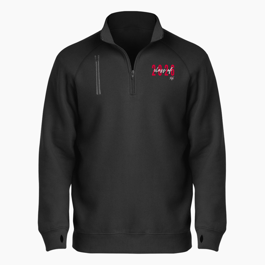 LAKEWOOD HIGH SCHOOL LANCERS <span class="pdp-name-mascot">LAKEWOOD LANCERS</span> BSN SPORTS Men's Cotton Rich Fleece 1/4 Zip