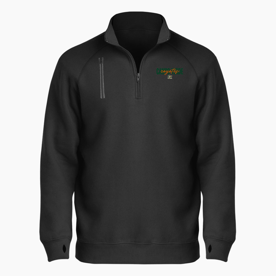 CAMPO VERDE HIGH SCHOOL COYOTES <span class="pdp-name-mascot">CAMPO VERDE COYOTES</span> BSN SPORTS Men's Cotton Rich Fleece 1/4 Zip