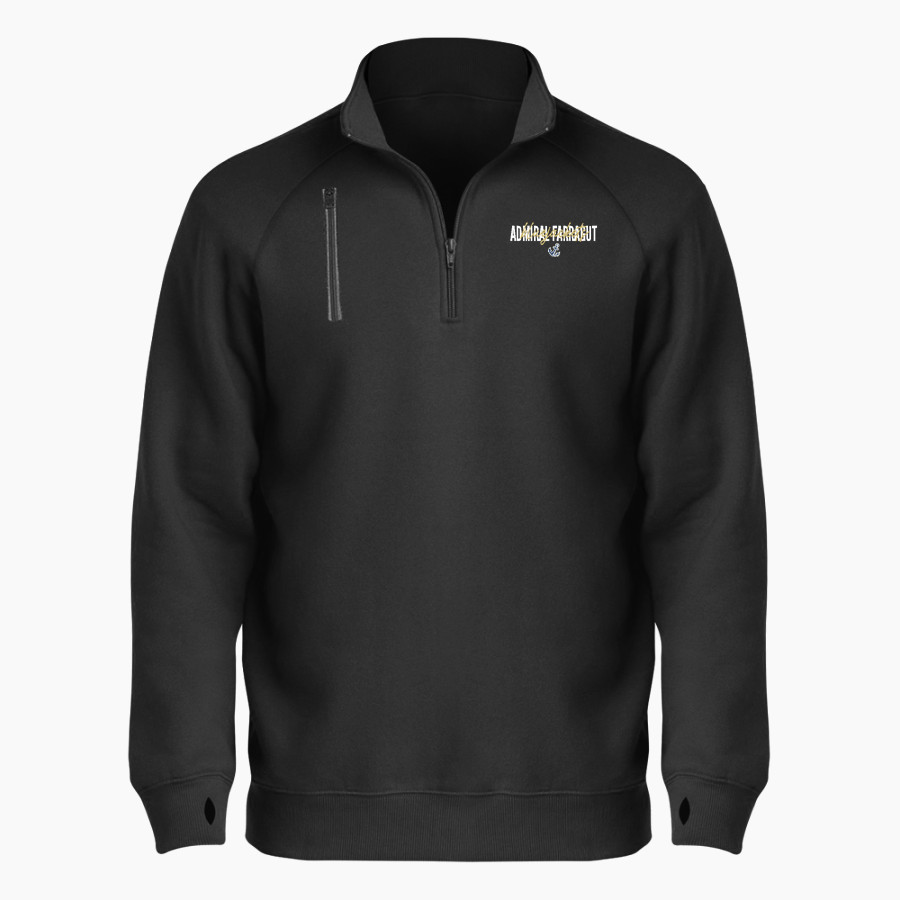 Admiral Farragut BlueJackets <span class="pdp-name-mascot">Farragut Bluejackets</span> BSN SPORTS Men's Cotton Rich Fleece 1/4 Zip
