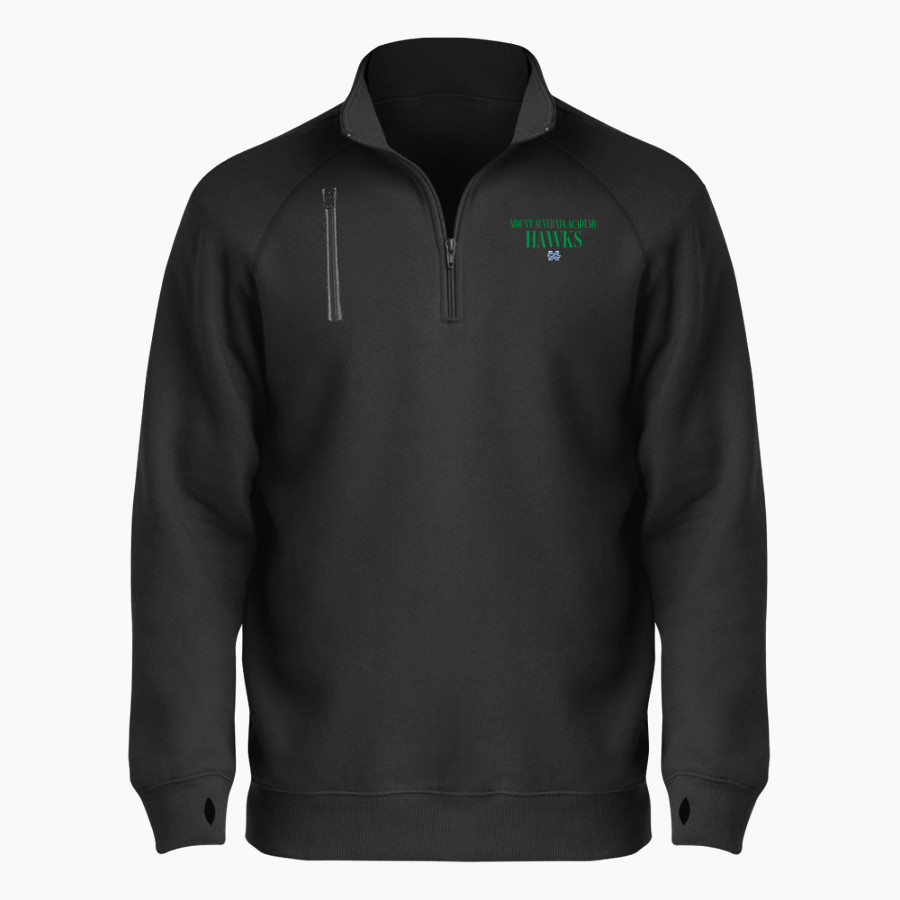 Mount Alvernia Academy Hawks BSN SPORTS Men's Cotton Rich Fleece 1/4 Zip