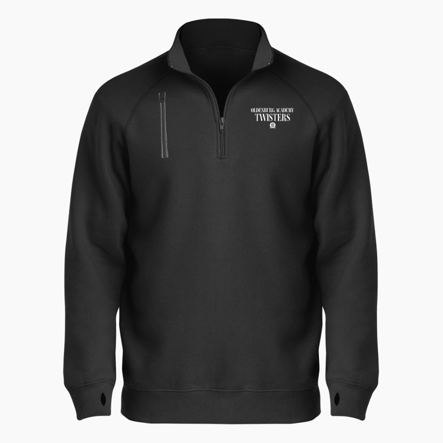 OLDENBURG ACADEMY TWISTERS <span class="pdp-name-mascot">OLDENBURG ACADEMY TWISTERS</span> BSN SPORTS Men's Cotton Rich Fleece 1/4 Zip