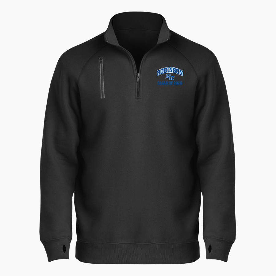 ROBINSON HIGH SCHOOL ROCKETS <span class="pdp-name-mascot">ROBINSON ROCKETS</span> BSN SPORTS Men's Cotton Rich Fleece 1/4 Zip