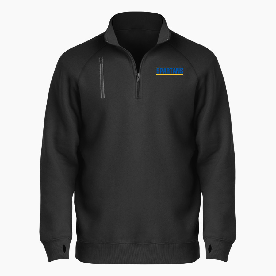Margate STEM Spartans <span class="pdp-name-mascot">MARGATE STEM MAGNET Spartans</span> BSN SPORTS Men's Cotton Rich Fleece 1/4 Zip