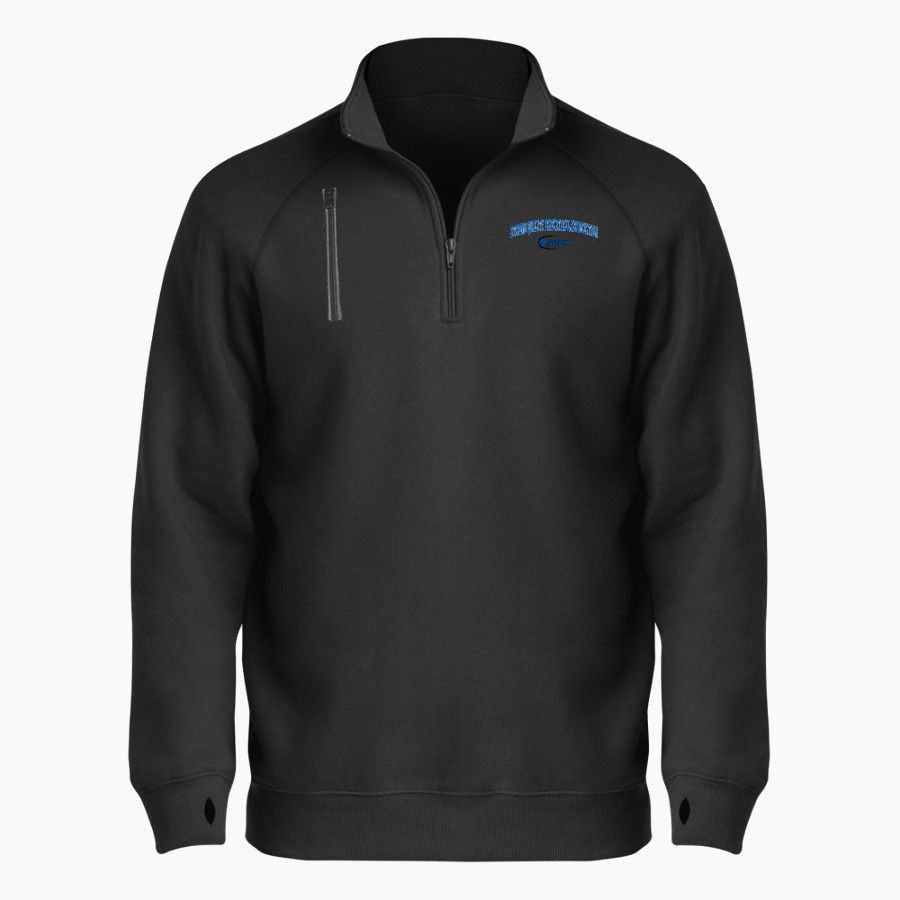 Strong Quality Basketball Association Basketball BSN SPORTS Men's Cotton Rich Fleece 1/4 Zip
