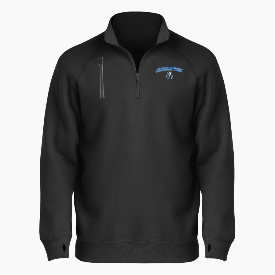 CHRISTIAN LIBERTY ACADEMY CHARGERS <span class="pdp-name-mascot">CHRISTIAN LIBERTY ACADEMY CHARGERS</span> BSN SPORTS Men's Cotton Rich Fleece 1/4 Zip