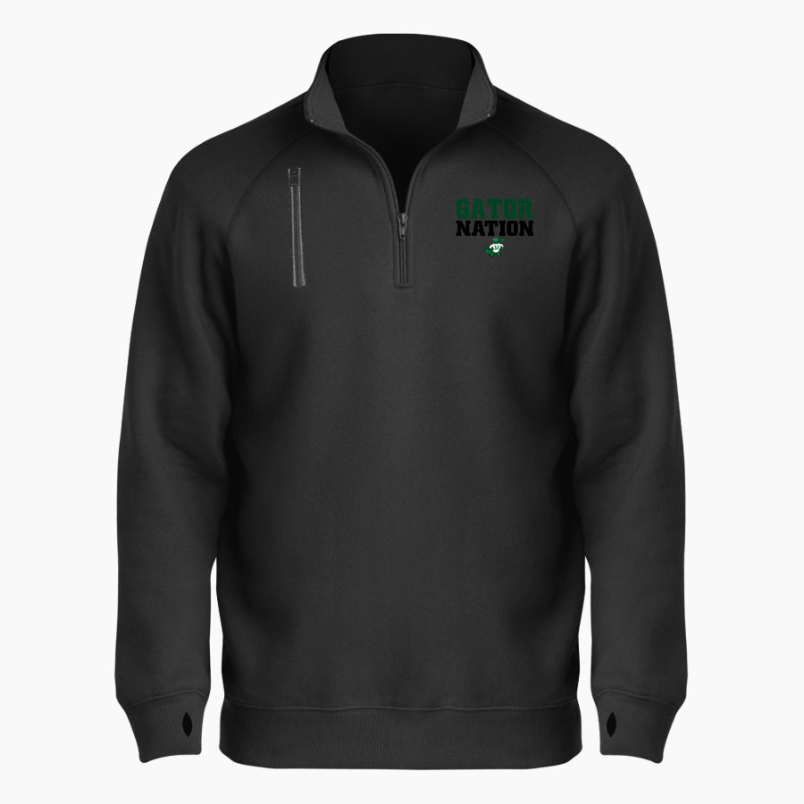 Mannington Gators <span class="pdp-name-mascot">Mannington Gators</span> BSN SPORTS Men's Cotton Rich Fleece 1/4 Zip