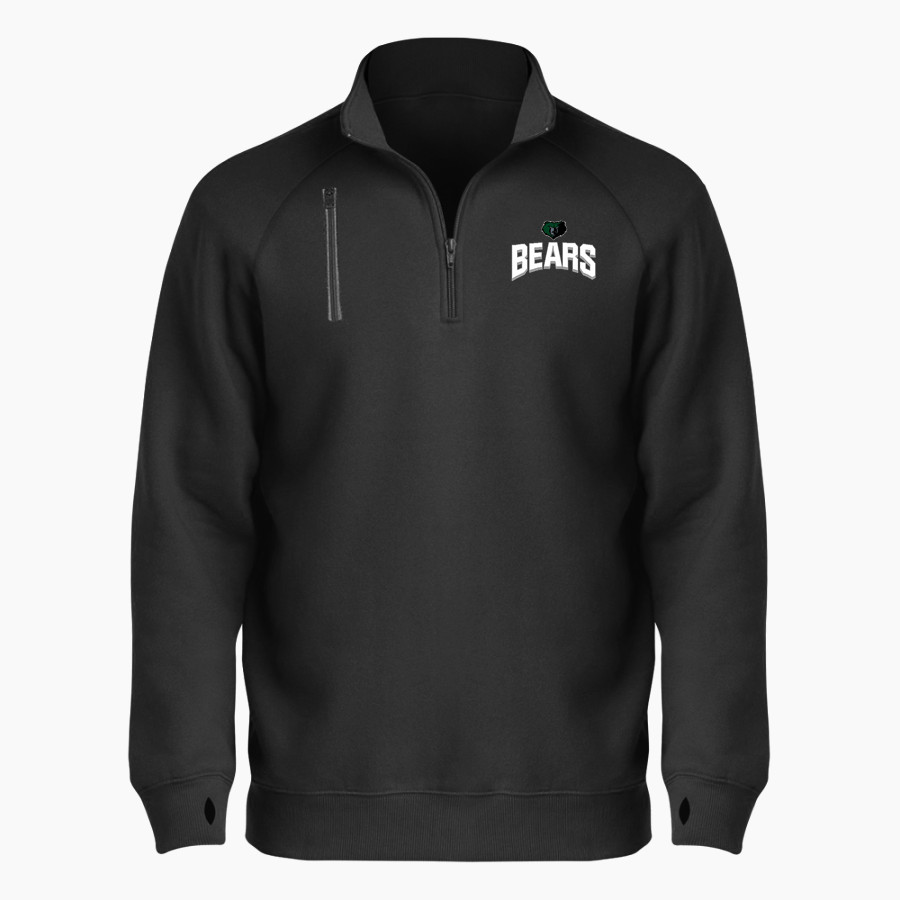 PALMETTO RIDGE HIGH SCHOOL BEARS <span class="pdp-name-mascot">PALMETTO RIDGE BEARS</span> BSN SPORTS Men's Cotton Rich Fleece 1/4 Zip