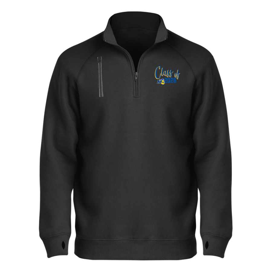 Madonna Crusaders <span class="pdp-name-mascot">Madonna Crusaders</span> BSN SPORTS Men's Cotton Rich Fleece 1/4 Zip