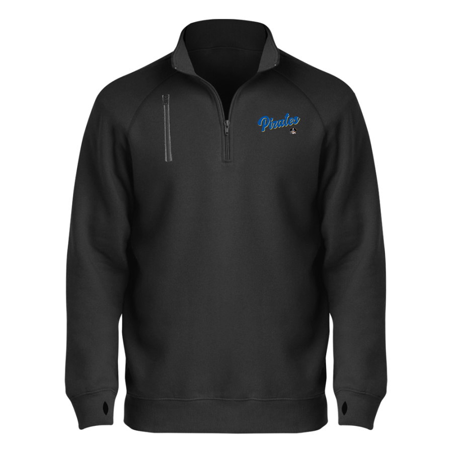Continental Pirates <span class="pdp-name-mascot">Continental Pirates</span> BSN SPORTS Men's Cotton Rich Fleece 1/4 Zip