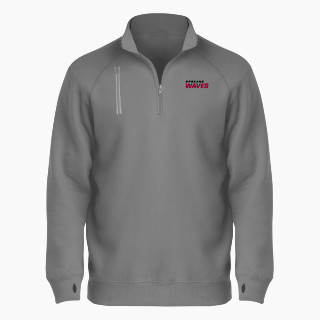 BSN SPORTS Men's Cotton Rich Fleece 1/4 Zip