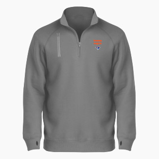 BSN SPORTS Men's Cotton Rich Fleece 1/4 Zip