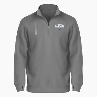 BSN SPORTS Men's Cotton Rich Fleece 1/4 Zip