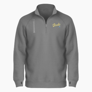 BSN SPORTS Men's Cotton Rich Fleece 1/4 Zip