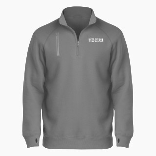 BSN SPORTS Men's Cotton Rich Fleece 1/4 Zip