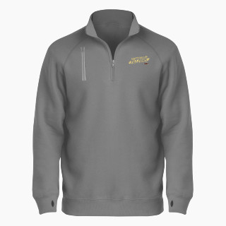 BSN SPORTS Men's Cotton Rich Fleece 1/4 Zip