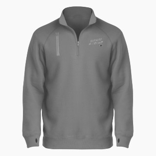 BSN SPORTS Men's Cotton Rich Fleece 1/4 Zip