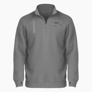 BSN SPORTS Men's Cotton Rich Fleece 1/4 Zip