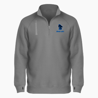 BSN SPORTS Men's Cotton Rich Fleece 1/4 Zip