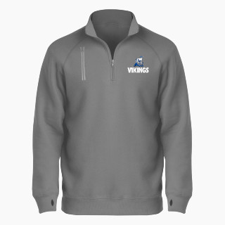 BSN SPORTS Men's Cotton Rich Fleece 1/4 Zip