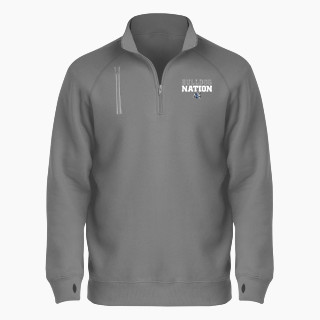 BSN SPORTS Men's Cotton Rich Fleece 1/4 Zip
