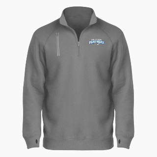 BSN SPORTS Men's Cotton Rich Fleece 1/4 Zip