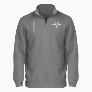 BSN SPORTS Men's Cotton Rich Fleece 1/4 Zip