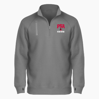 BSN SPORTS Men's Cotton Rich Fleece 1/4 Zip