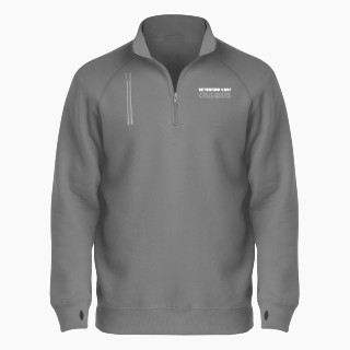 BSN SPORTS Men's Cotton Rich Fleece 1/4 Zip