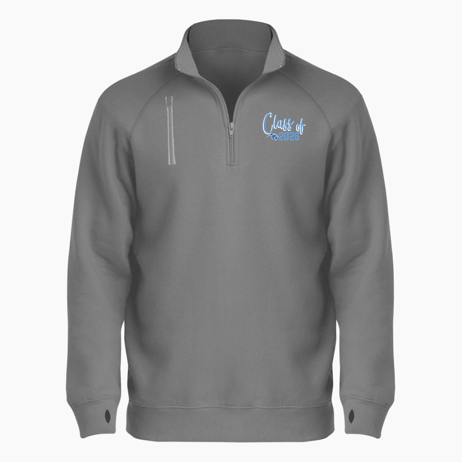 East Duplin Panthers BSN SPORTS Men's Cotton Rich Fleece 1/4 Zip