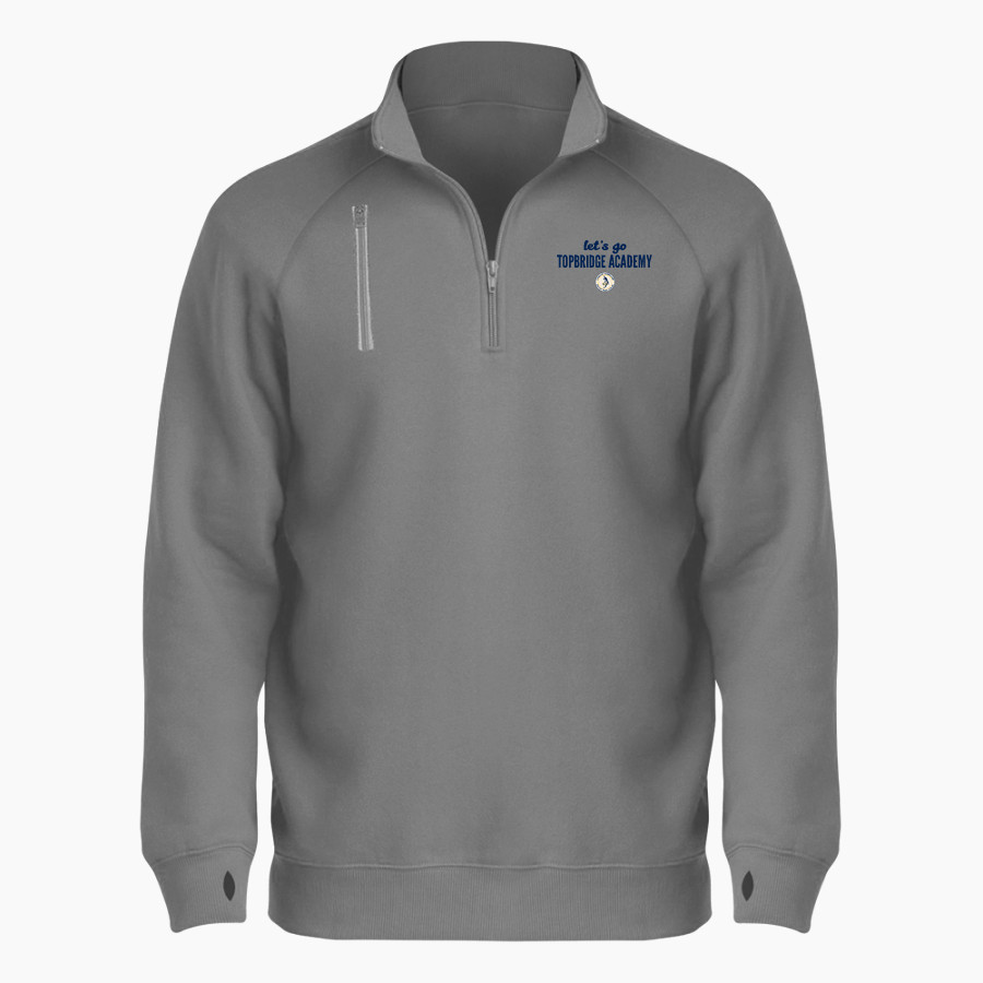 TopBridge Academy Falcons <span class="pdp-name-mascot">TopBridge Academy Falcons</span> BSN SPORTS Men's Cotton Rich Fleece 1/4 Zip